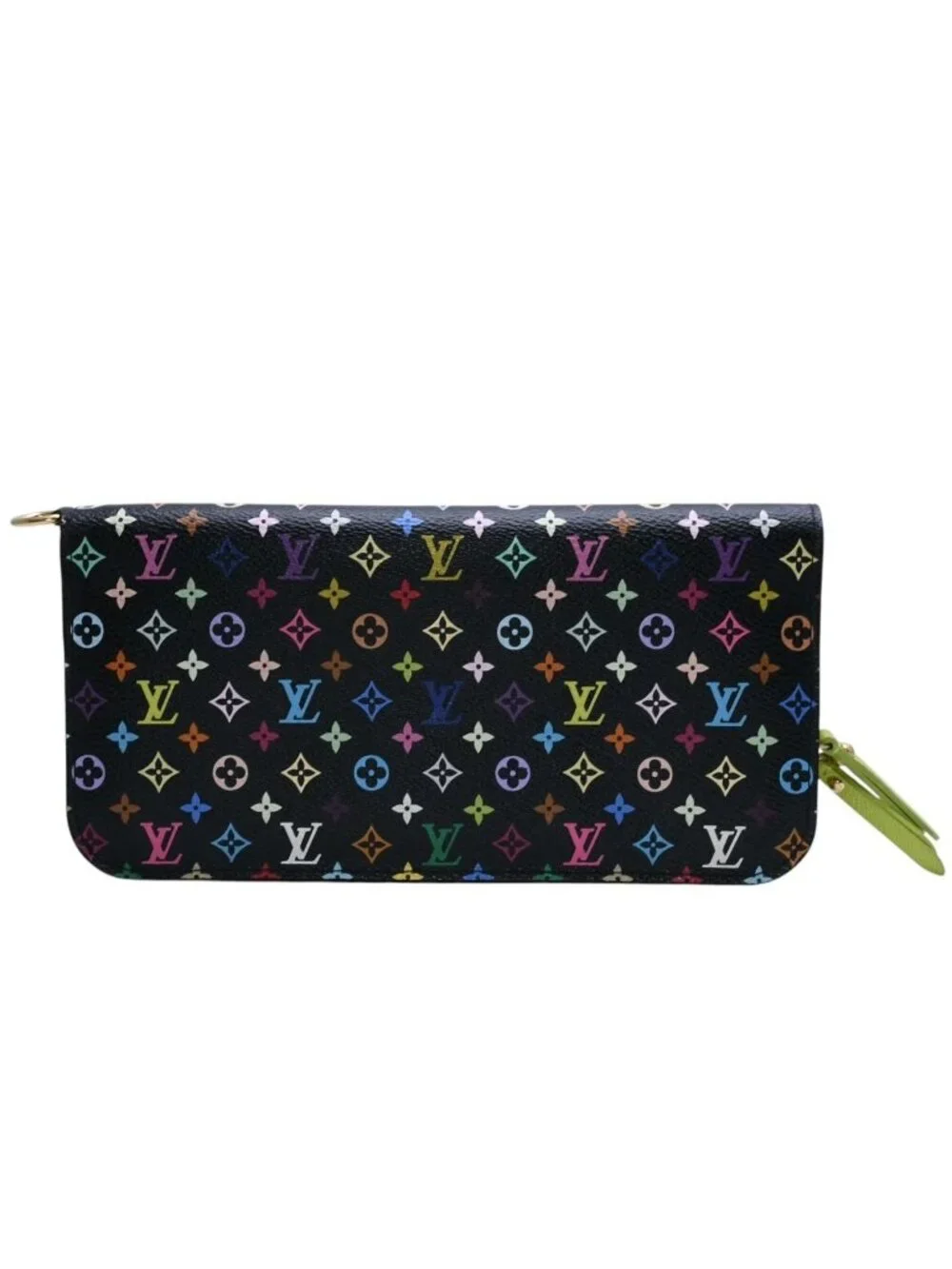 Louis Vuitton Portefeuille Insolite Wallet Monogram Multicolor Green Takashi